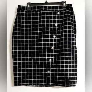 Soho Striped Pencil Skirt, 1x